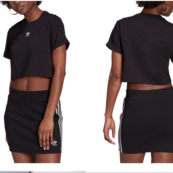 NWT Trefoil Graphic Crop Tee - Picture 5 of 5